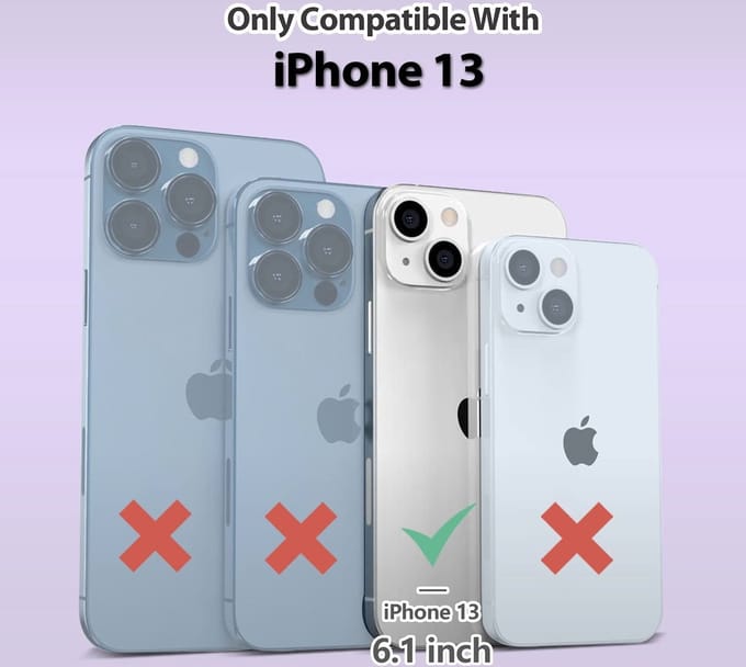 Geschikt voor iPhone 13 hoesje glitter backcover – Rosegoud – oTronica