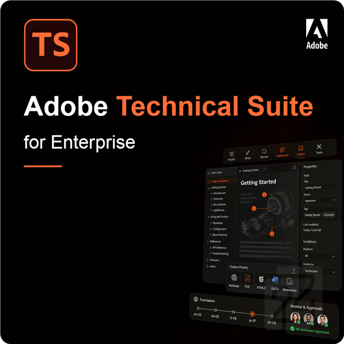 Adobe Technical Suite for Enterprise Corporate 1 - 9 Gebruiker(s)