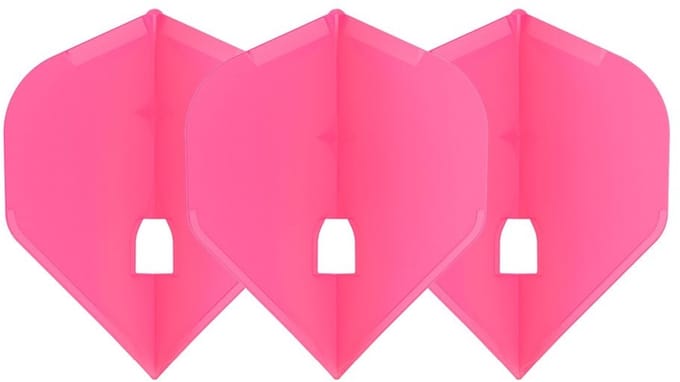 L-Style Champagne Flight L1 Standard Hot Pink - Dart Flights