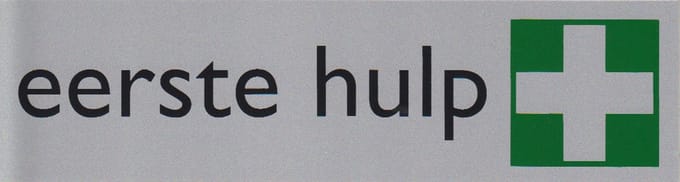 INFOBORD PICTOGRAM EERSTE HULP 165X44MM