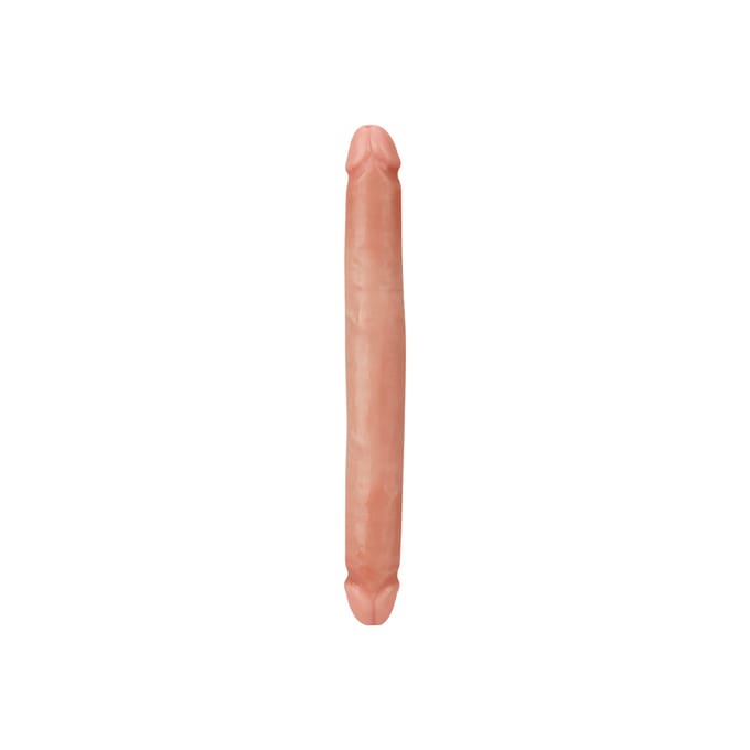 Pipedream King Cock dubbele dildo Slim Doublekin beige - 12,36 inch