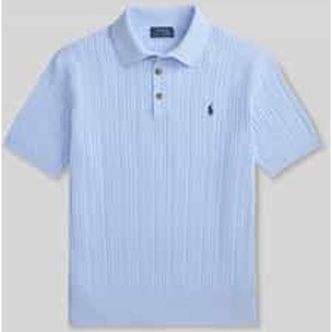 slim fit poloshirt van katoen knitwear