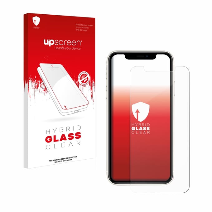 upscreen - Screenprotector voor Apple iPhone 11 - Folie Beschermfolie Beschermglas transparant