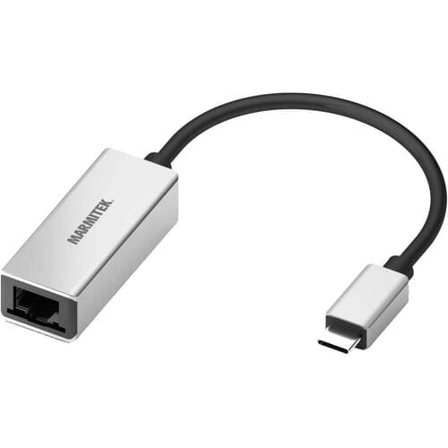 Marmitek USB-C Adapter [1x USB-C - 1x RJ45-bus] USB-C / Ethernet Adapter 0.15 m Incl. RJ45-bus