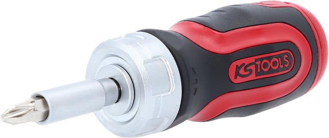 KS TOOLS 1/4" 6 in 1 Mini-ratelschroevendraaier - 159.2025