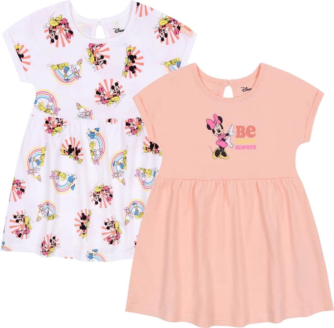 2x Zomer babyjurkje - Mickey Mouse and Friends