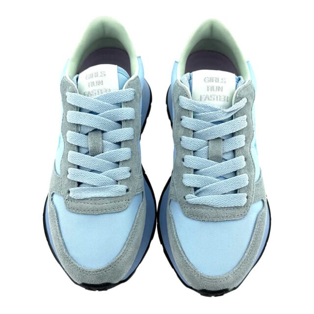Sun 68 Ally Solid Nylon Sneakers - Dames - Blauw - Maat:40