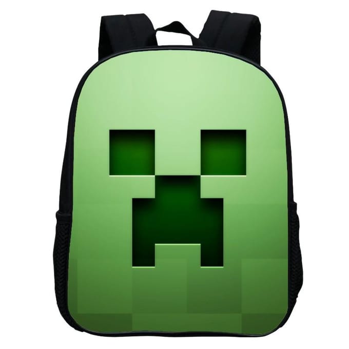 Bedrukte Kleuterschooltas, Cartoon Minecraft 12-Inch Rugzak, Licht En Casual 12inch backpack