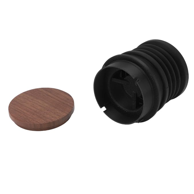 Koffiemolen Single Dose Bakje Walnoot Siliconen Koffiemolen Stofblazer voor Encore black