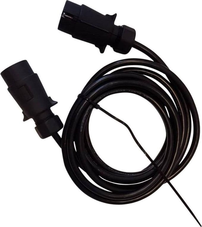 Verloopkabel 3 meter 7 aderig met 2x 7-polige stekker - 300 cm