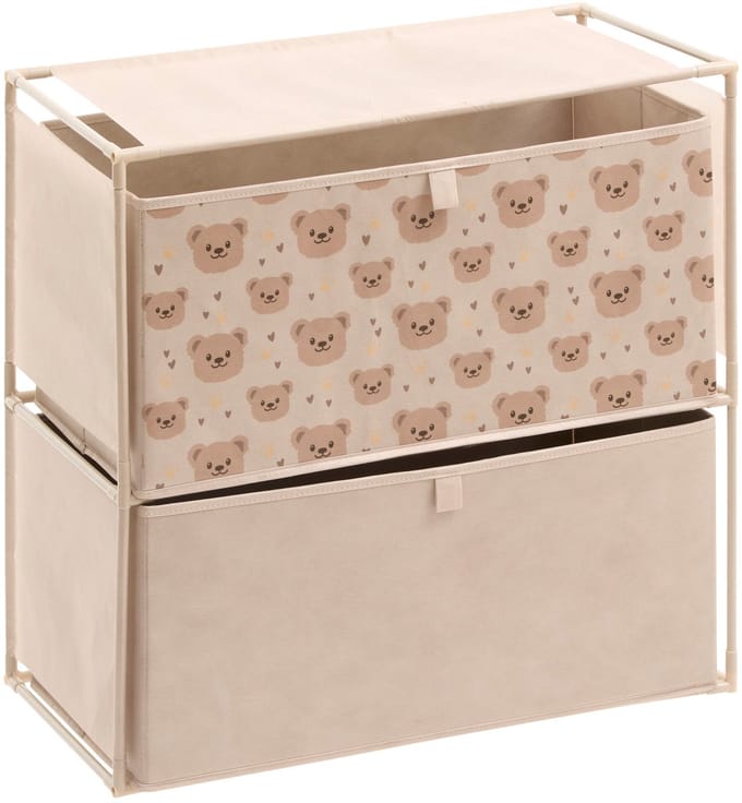 Atmosphera Kids Orso Opbergcommode - 60x30x60cm - Beige
