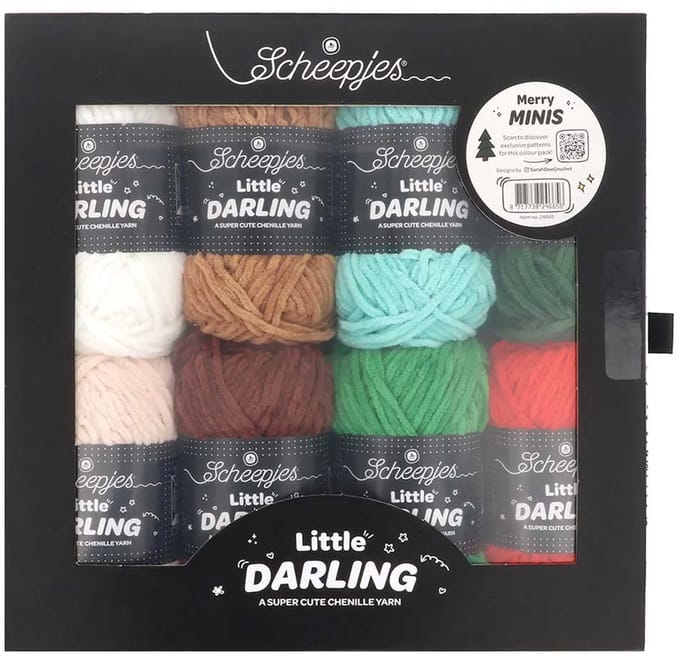 Scheepjes Little Darling colour pack 8x25g-Merry Minis