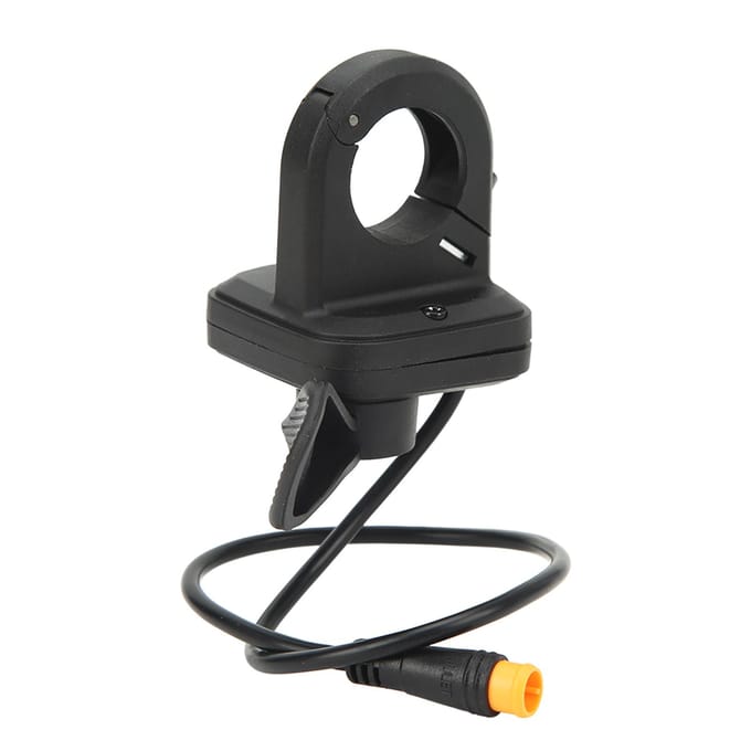 Accélérateur au pouce pour vélo électrique, accélérateur à gâchette réactif pour conversion de vélo avec prise étanche black