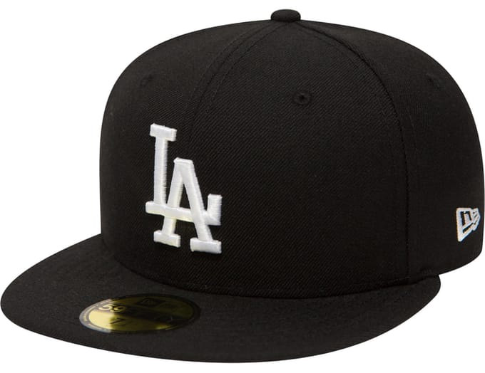 New Era pet 59fifty mlb  basic los angeles Wit-7 1/4 (58)