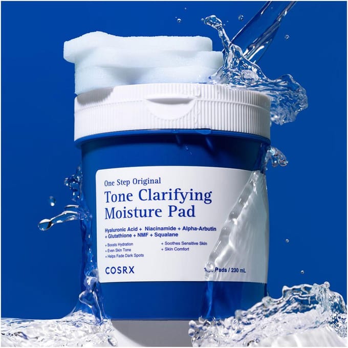 COSRX One Step Moisture Up Pad Hydraterende Toner Pads 100 Pads (230ml) 1 Pack (100 Pads)
