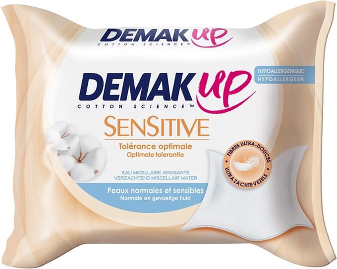 DEMAKUP Sensitive reinigingsdoekjes - 1 x 23 stuks