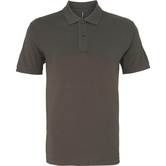 Asquith & Fox Menselijk organisch Klassiek Fit Poloshirt (Leisteen)