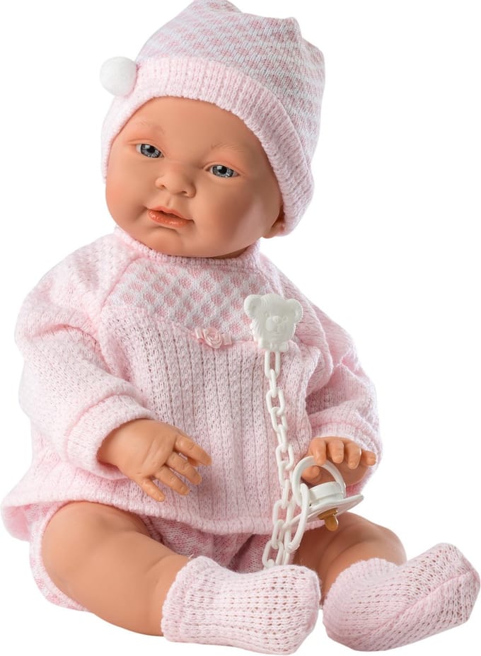 Llorens babypop Sofia blank meisje met speen 45 cm