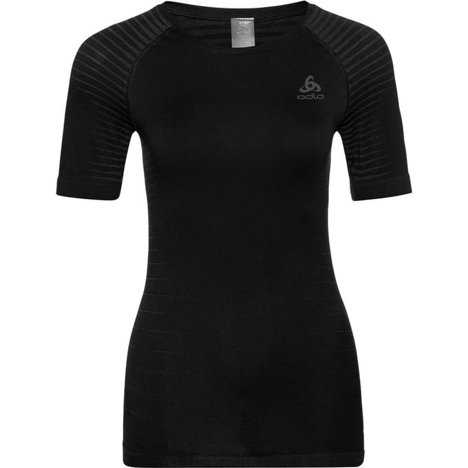 Odlo - Maat M - Bl Top Crew Neck S/S Performance Light Dames Thermoshirt - Black