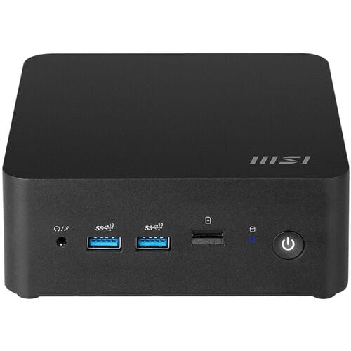 MSI Cubi Nuc AI 1UMG-018BEU pc/werkstation barebone mini-pc zwart 155H Intel SoC
