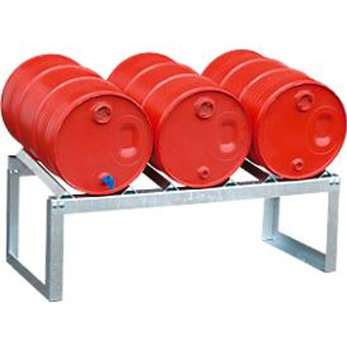 Vathouder voor 3 x 60 l vaten