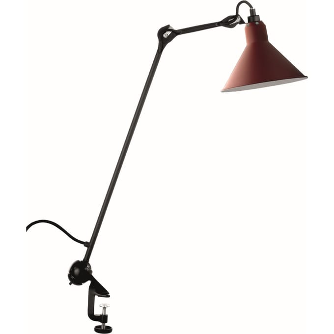 DCWéditions - LAMPE GRAS N°201 klemlamp - rood - conisch