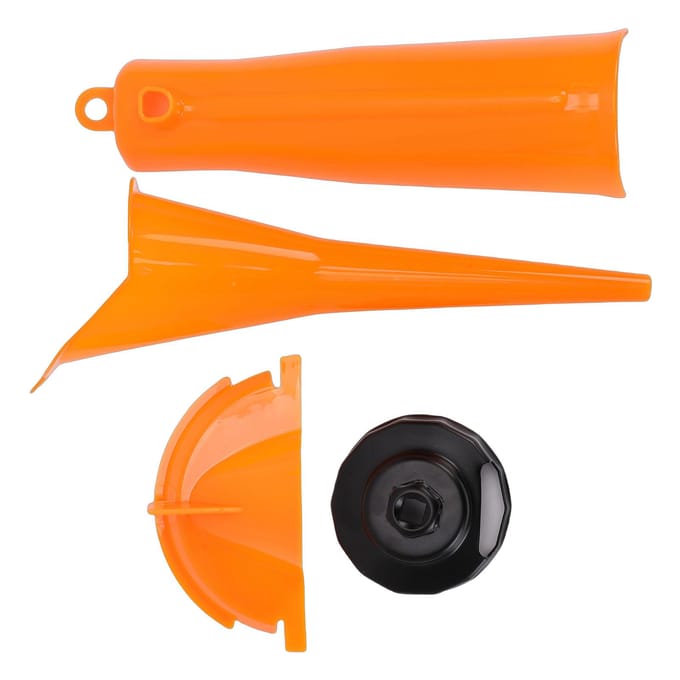 Motorolieverversingskit Vervanging voor Multifunctionele Lekvrije Olie Filter Sleutel Carter Vulgereedschap Trechterset orange