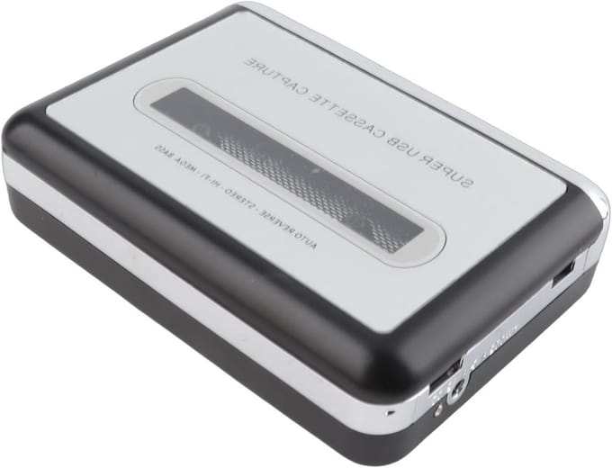 Draagbare Cassette Speler en MP3 Converter met USB Aansluiting voor Muziek en Stereo Geluid