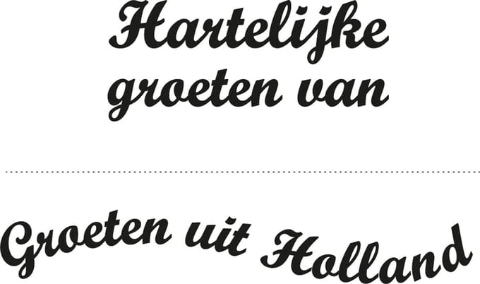 Marianne Design Stempel Groeten uit Holland CS0898