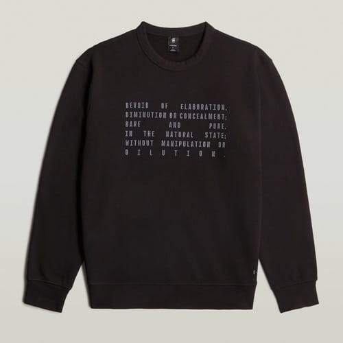 Sweaters G-Star Raw Text Graphic R Sw