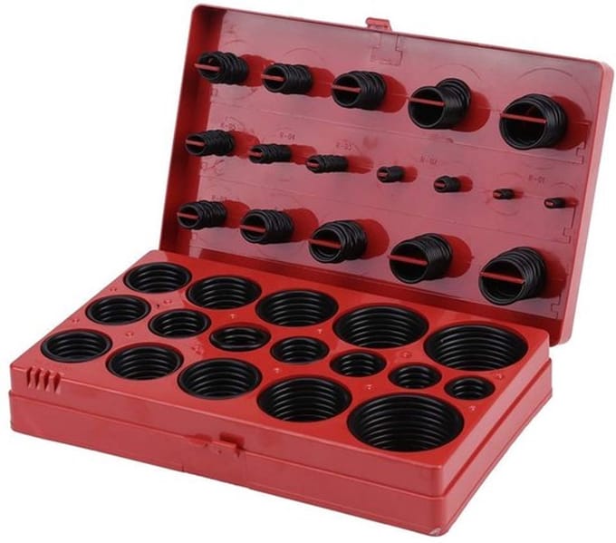 Allecto - 419 stks Rubber O-ring - Universele O Ring Assortiment Kit
