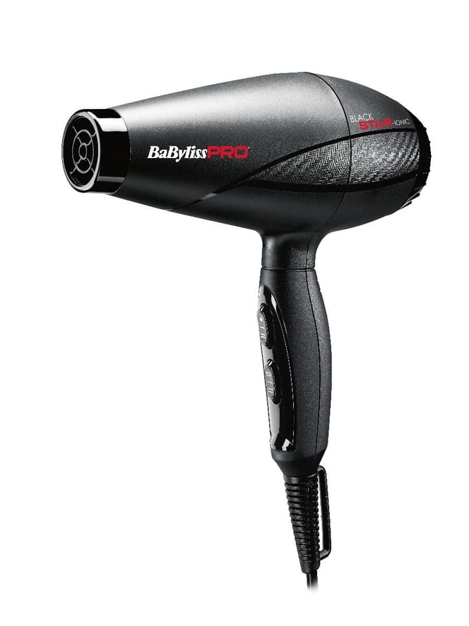Babyliss PRO Black Star Ionic Dryer Zwart 2200W