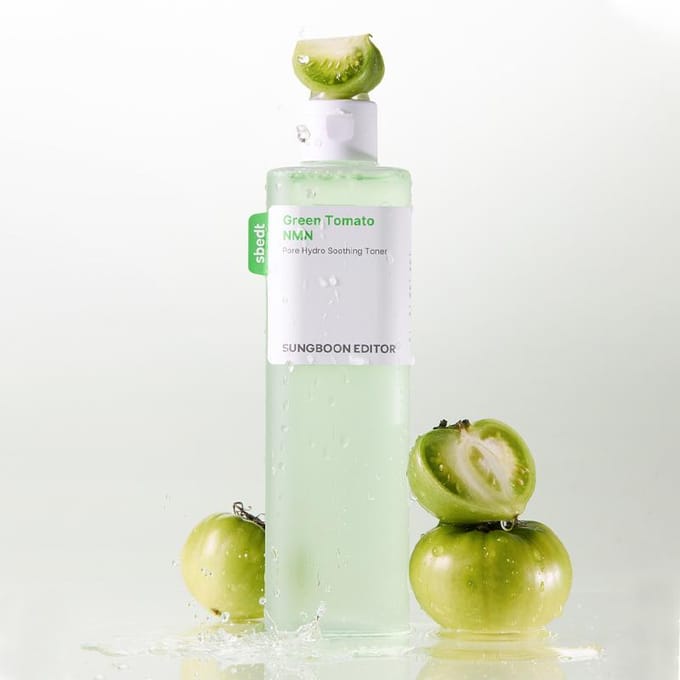 [SUNGBOON EDITOR] Green Tomato NMN Pore Hydro Soothing Toner 350ml white