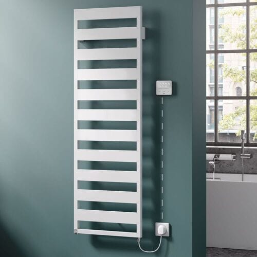 Kermi Casteo-E bathroom radiator 60 x 3 x 180.6 cm incl. electric set WFS right CTE101800602FXK
