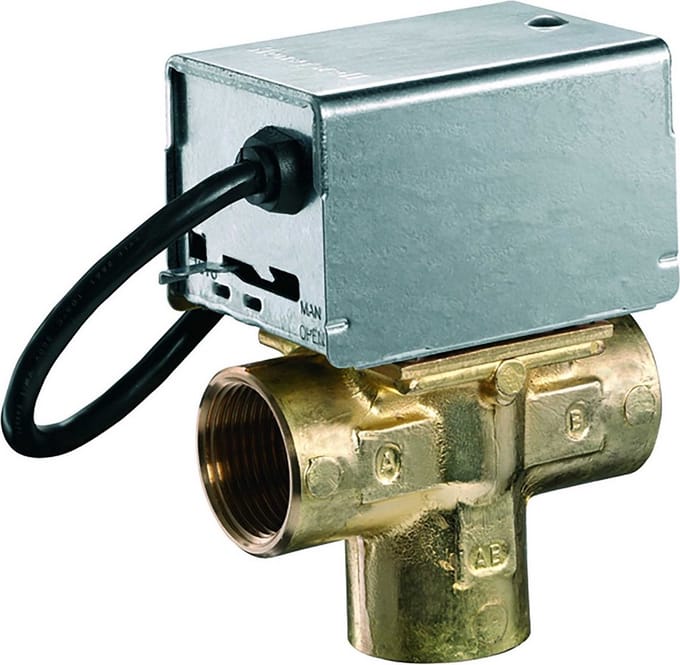 Honeywell 3-wegklep 1" bi 24 V