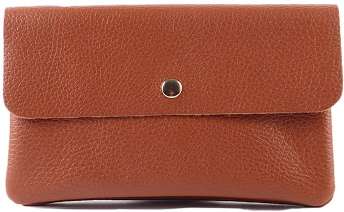 Giuliano lederen schoudertas Filou - Leer - Dames - Made in Italy - Bruin