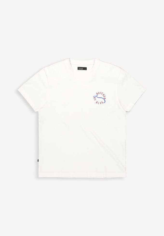 T-shirt Butcher of Blue vintage hook loose tee creme oversized