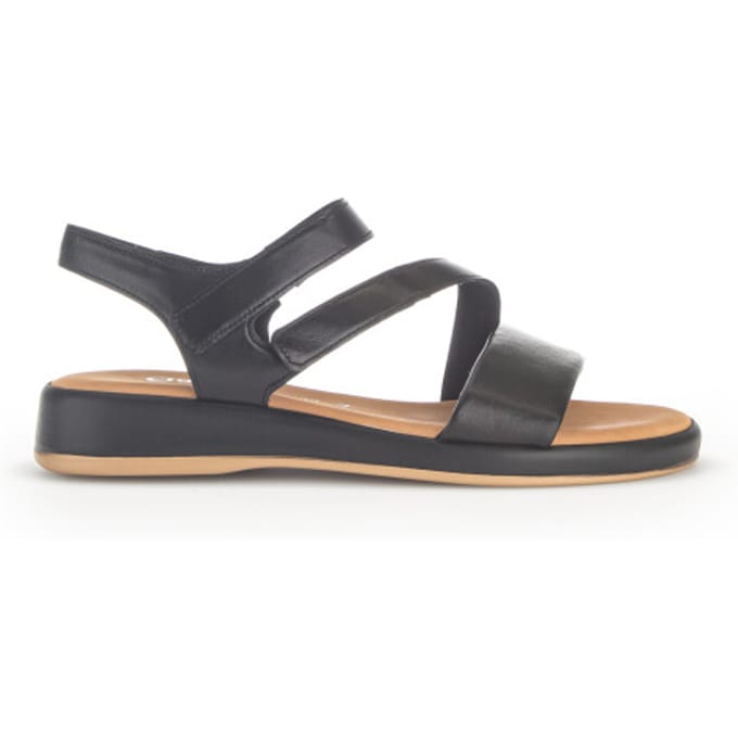 Gabor Leren Dames Sandalen - Zwart - 38.5