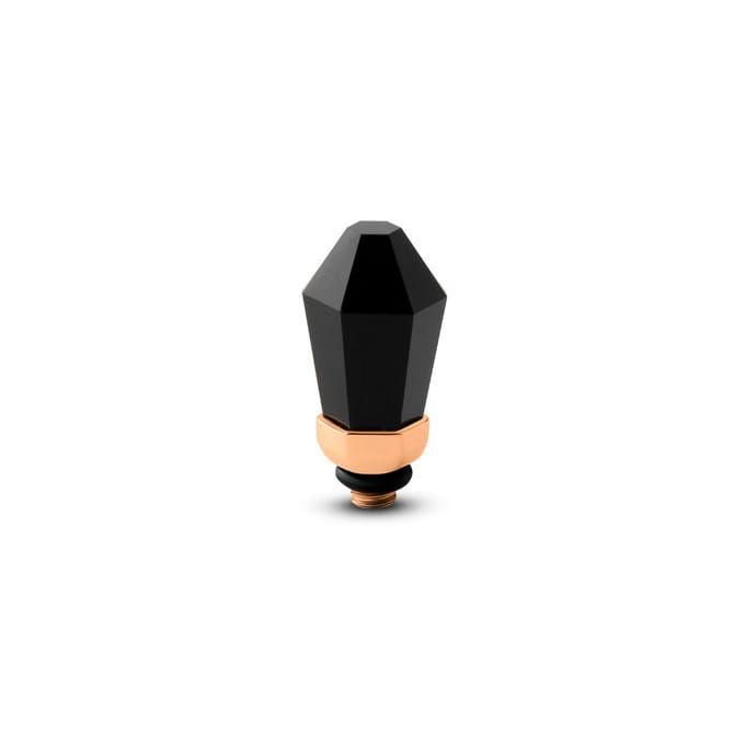 Melano Twisted Icle Steentje Black Rosé