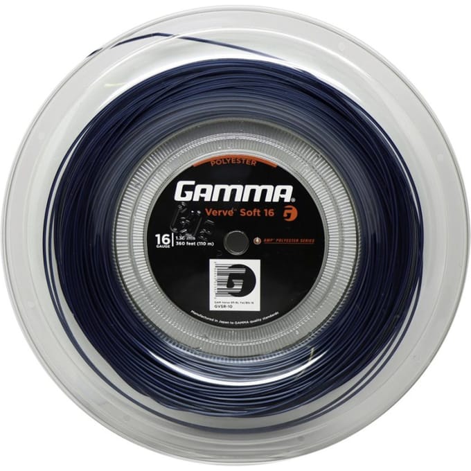 Gamma Verve Soft Rol Snaren 110m-Zwart,Blauw