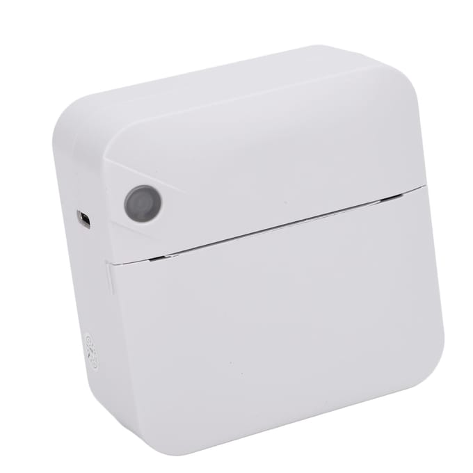 Kleine Zakprinter Bluetooth APP Zwart Wit Afdrukken Draagbare Thermische Printer voor Studenten Fout blauw