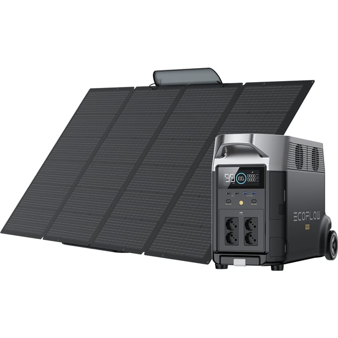 EcoFlow DELTA Pro Solar Generator (Portable PV400W)