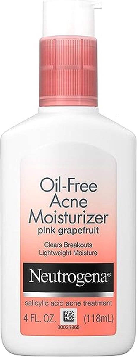Neutrogena - Oil-Free Acne Moisturizer - Pink Grapefruit - Acne - 118 ml