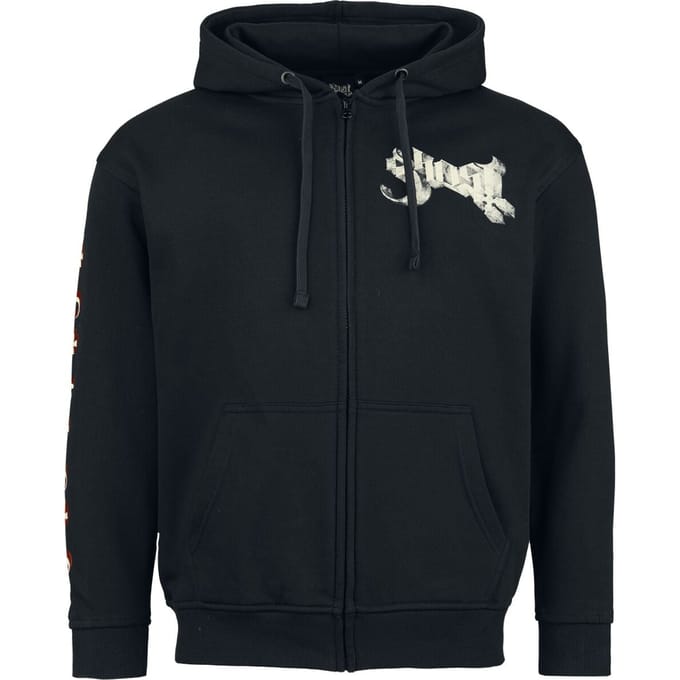 Ghost Vest met capuchon - Rats - M tot XXL - voor Mannen - zwart