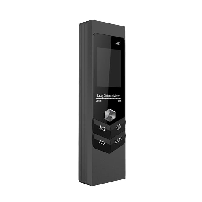 Handheld Afstandsmeter Digitaal Mini Afstand Meetapparaat Laser Afstandsmeter Draagbaar Elektronisch zwart