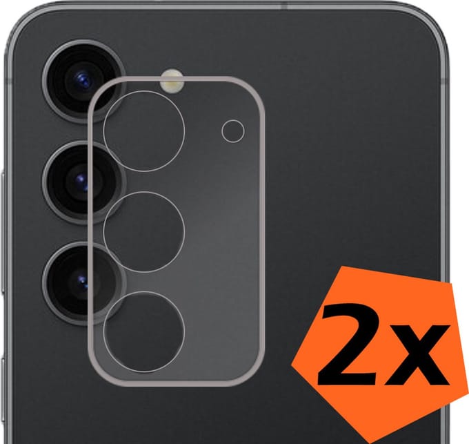 Camera Lens Protector - 2 Stuks - Geschikt voor Samsung Galaxy S23 Plus - Camera Screenprotector - Gehard Glas - Beschermglas - Tempered Glass - Screen Protector