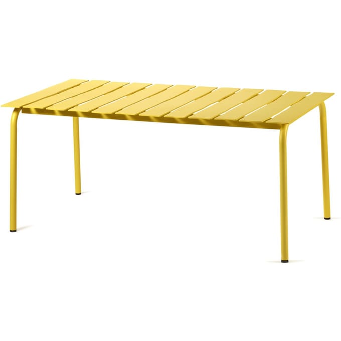 valerie_objects Aligned Tafel rechthoekig - geel