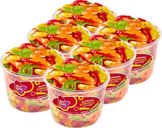 Red Band - Gum Foppies - 6x 100 stuks