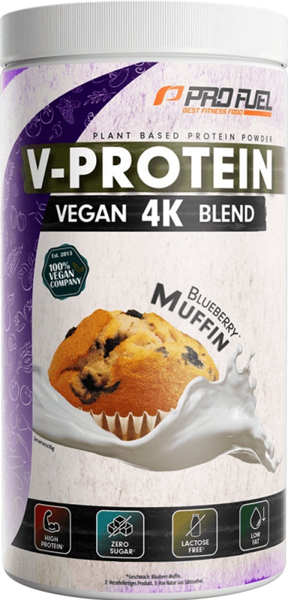 ProFuel V-Protein 4K Blend (750g) Blueberry Muffin - Eiwitten - Veganistisch eiwit