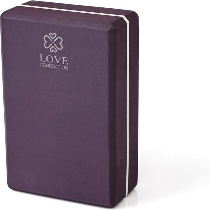 Love Generation - Foam Yogablok - Peaceful Purple